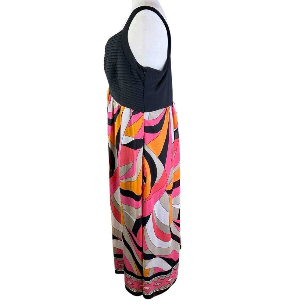 Signature by Robbie Bee V-Neck Sleeveless Sundress Plus Size 24W - Picture 4 of 12